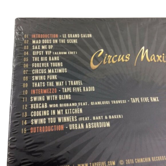 Tape Five CD Album Circus Maximus Sealed 2015 ChinChin Records Swing Brass Band - Picture 3 of 7